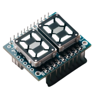 2×7 segment display module