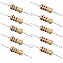 220 Ohm Resistor – 1/4W, ±5% Tolerance (Carbon Film)