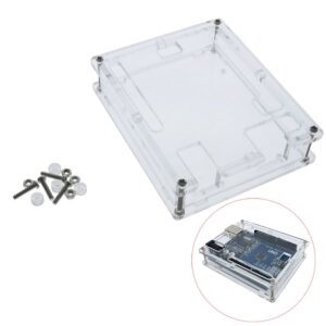 Arduino Uno R3 Enclosure Transparent Acrylic Case Price in Pakistan | AmpFlick