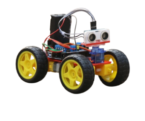 Arduino Obstacle Avoiding Car 4 Wheel Kit Price in Pakistan | AmpFlick