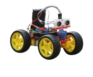 Arduino Obstacle Avoiding Car 4 Wheel Kit Price in Pakistan | AmpFlick