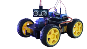 Arduino Obstacle Avoiding Car 4 Wheel Kit Price in Pakistan | AmpFlick