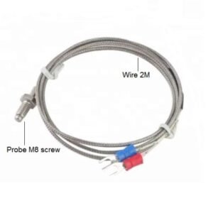 Thermocouple K-type Thread M8 Screw Probe 2 Meter Shield Wire Price in Pakistan