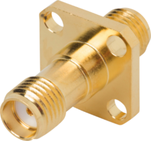 SMA Female to Female Flange Mount Adapter, 4 Hole Price in Pakistan