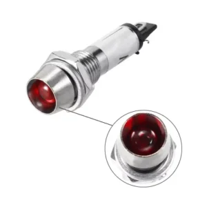 Indicator Light 220v Ac Red, Metal Shell Panel Mount 5/16″ 8mm Price in Pakistan