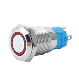 12mm Red LED Light 2A Momentary Push ON/OFF Button Switch Stainless Waterproof Price in pakistan