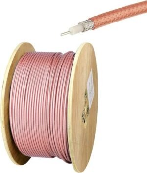 RG142 RF Coaxial Cable , M17/60 RG142 Coax Cable Double Shielded for Aircraft Comm Radio UHF Jumper Ham Radio Antennas Cable