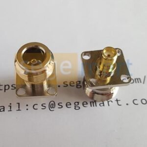 N Female to SMA Female 4 Hole Flange MounT RF Connector Adapter Price in Pakistan