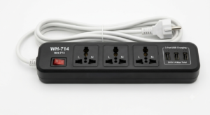 WH-714 3 Port USB Power Strip Extension Board