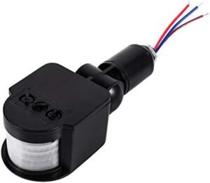 Security PIR Infrared Sensor Detector, Outdoor 90~250V 180 Degree Infrared PIR Motion Sensor Detector Wall Light Switch, Motion Activated switches