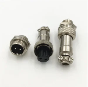 3-Pin 16mm Panel Mount Cannon Aviation Connector (Male/Female) Price in Pakistan