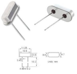 22.1184MHz HC-49S DIP Crystal Oscillator Crystals Low Price in Pakistan