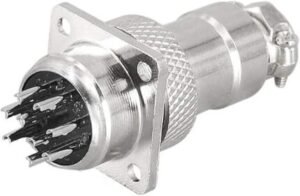 7Pin 16mm GX16 4 Hole Body Mount Connector Aviation plug and socket Price in Pakistan