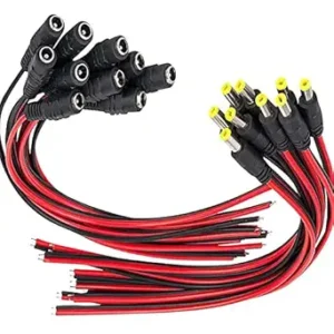 DC Jack Male-Female Pair Connector with Wire in Pakistan