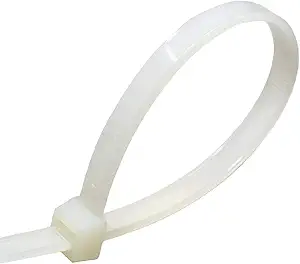 100pcs 12 Inch Nylon Wire Organizer Zip Clip Cable Tie