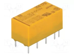 DS2Y-SL2-DC5V 5VDC Relay DPDT Panasonic Latched 20x10mm DIP-10