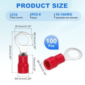 RV2-6 Insulated Ring Terminals PRICE IN PAKISTAN