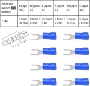 SV1.25-5 U Type Insulated Thimble Cable Lug Plastic Price in Pakistan