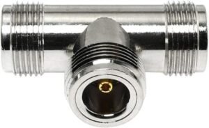 Maxmoral 3 Way N Female to 2 Female Jack RF Coaxial Adapter T Type N Coax Connector Price in Pakistan