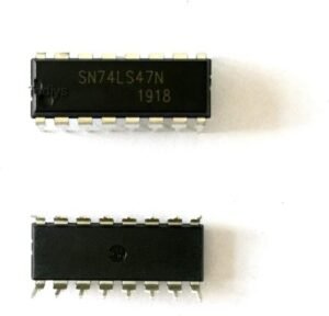 74LS47 BCD to 7-segment Decoder 16 pin DIP Driver IC Price in Pakistan