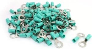 RV5.5-8 Insulated O Ring Terminals  Green Sleeve Price in Pakistan