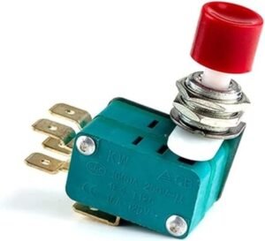 Micro Switches DS-438 DS-438 Momentary Red Push Button Actuator Micro Limit Switch 12mm Push Button Switch 6.3mm Contact (Color : Ds-448-red) Price in Pakistan