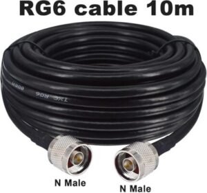 N Male to N Male Cable rg6 Coax Cable 10M for Signal Booster Price in Pakistan