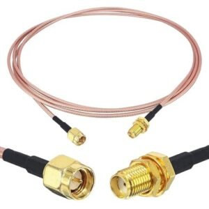 SMA Male to SMA Female Bulkhead Cable Using RG316 1mtr Price in Pakistan