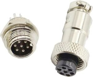AVIATION Connector 7 PIN 12mm GX12-7 Screw Cable Connector Regular Plug and Socket Durable Price in Pakistan