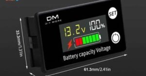 Battery Capacity Indicator DC 8V-100V Voltmeter Voltage Gauge 12V 24V 48V 72V