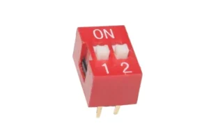 DIP Switch 2 Position – Red Color