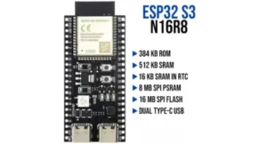 ESP32-S3 DevKitC-1 N16R8 Development Board – 16MB Flash, 8MB PSRAM, Wi-Fi & Bluetooth 5.0 LE Price in Pakistan