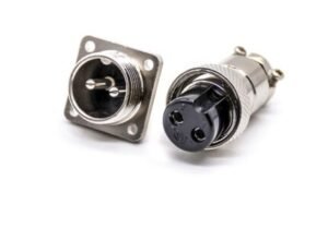 2Pin 16mm GX16 4 Hole Body Mount Connector Aviation plug and socket Price in Pakistan