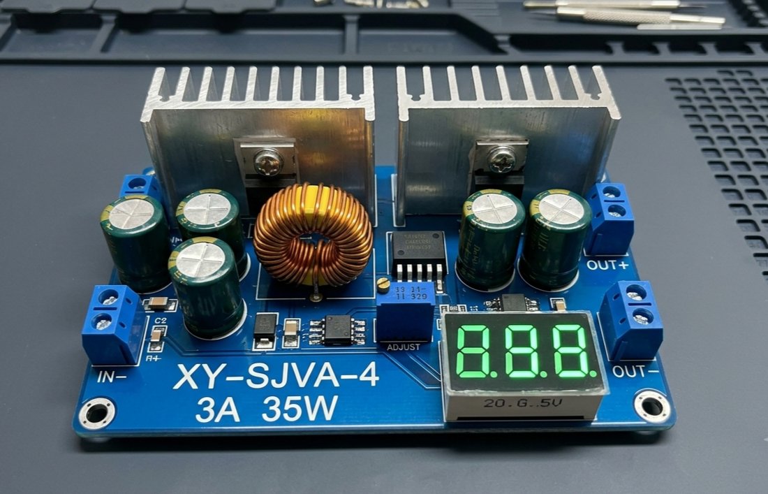XY-SJVA-4 converter 3A 35W buck boost module DC-DC step up down power supply