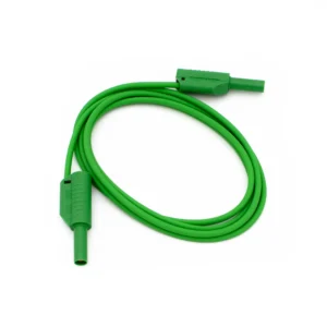 4mm Banana Plug Test Leads – Green Insulated High-Quality Wires