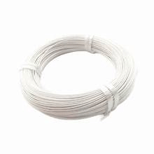 24 AWG White Multi-strand Teflon (PTFE) Equipment Wire