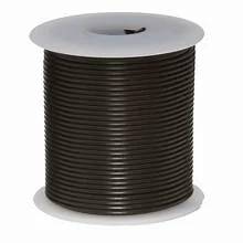 18 AWG Black Multi-strand Teflon (PTFE) Power Cable