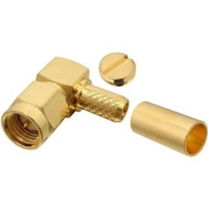 SMA Male Plug Crimp RF Connector for RG58 RG142 LMR195 Coaxial Cable Price in Pakistan