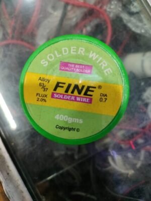 400 Gram Fine Soldering Wire Alloy 63/37 Flux 2.0% DIA 0.7 Price in Pakistan