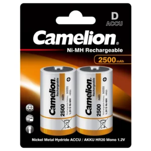 2-Pack Camelion D Cell Batteries – Super Heavy Duty Power