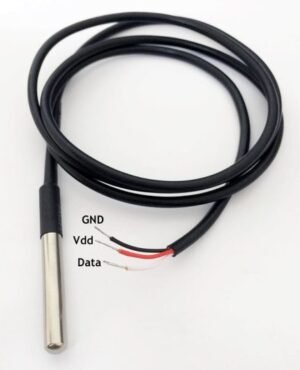 DS18B20 Temperature Sensor Waterproof Digital Thermal Probe Temp Sensor – 1M Lead Length Price in Pakistan