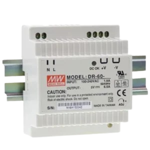 DR-60-15 60W 15V DIN-Rail Power Supply – 6.5A Industrial PSU