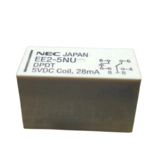 5VDC EE2-5NU Power Signal Relay – DPDT Momentary, 28mA Coil