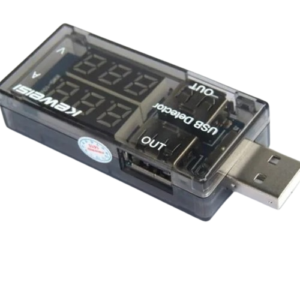 Dual USB Voltage and Current Detector – Charger Tester with Voltmeter Ammeter
