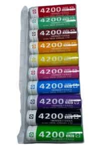 3.7V 4200mAh 18650 Rechargeable Lithium Ion Battery Cell