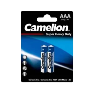Camelion Cell 1.5v AAA Heavy Duty Batteries, PAIR in Pakistan