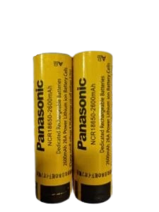 Panasonic Rechargeable Cell Battery 3.7V 18650 Model High Quality2600 mAh