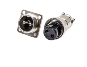 2Pin 16mm GX16 4 Hole Body Mount Connector Aviation plug and socket Price in Pakistan
