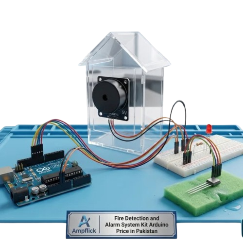 Fire Detection and Alarm System Kit Arduino Price in Pakistan | AmpFlick