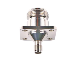 N Female to SMA Female 4 Hole Flange MounT RF Connector Adapter Price in Pakistan